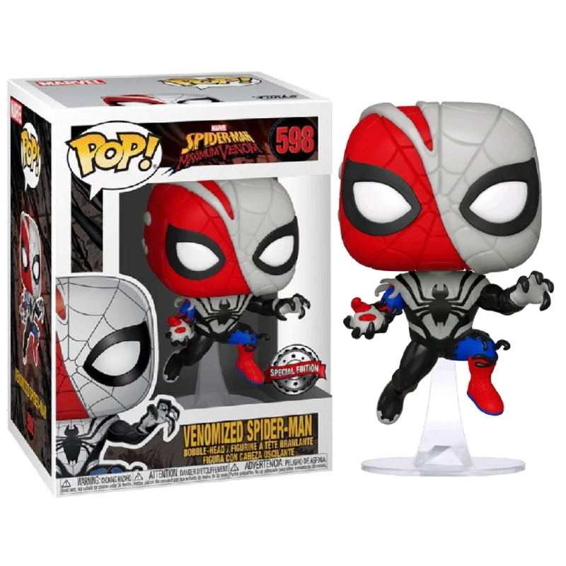 Funko Pop! Marvel Venomized Spider-Man 598 Exclusivo Original