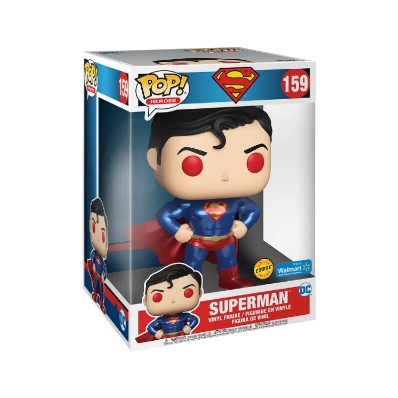 Funko Pop! Dc Comics Superman 159 Exclusivo Chase Original - Moça