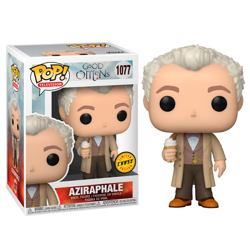 Funko Pop! Television Good Omens Aziraphale 1077 Chase Original