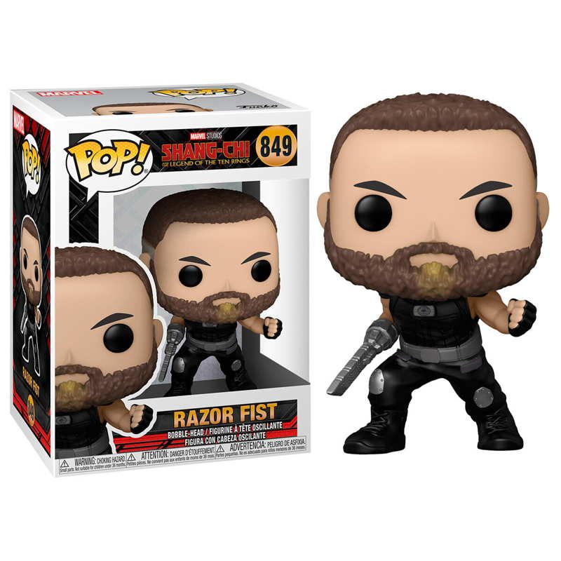Funko Pop! Marvel Shang Chi Razor Fist 849 Original Colecionavel