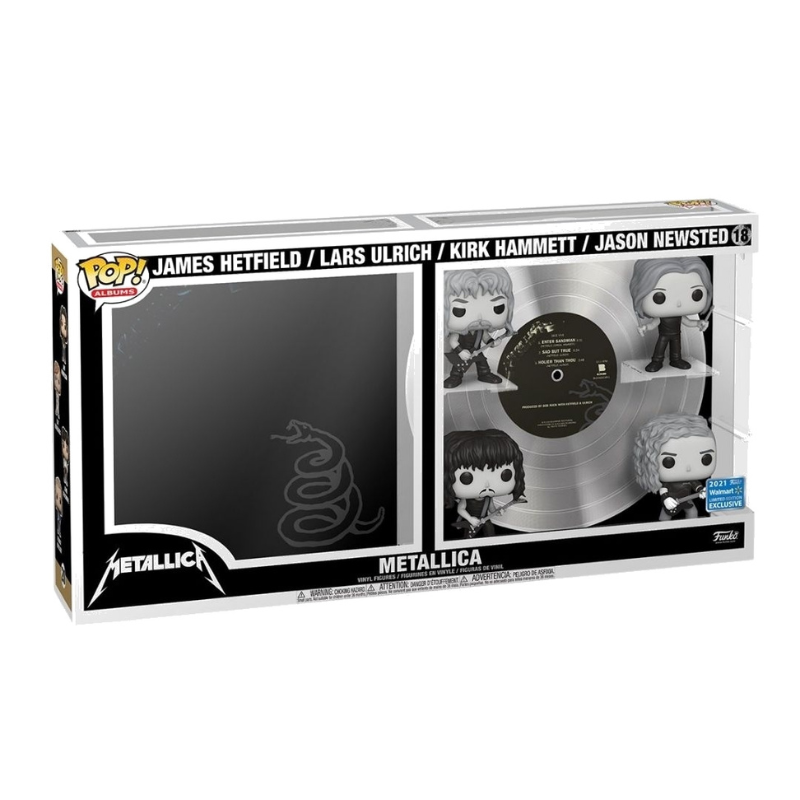 Funko Pop! Albums Rocks Metallica 18 Exclusivo Black And White