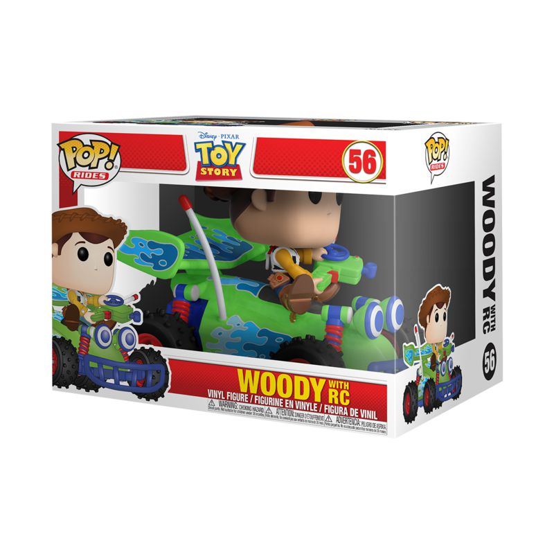 Funko Pop! Disney Toy Story Woody With RC 56 Original Colecionavel