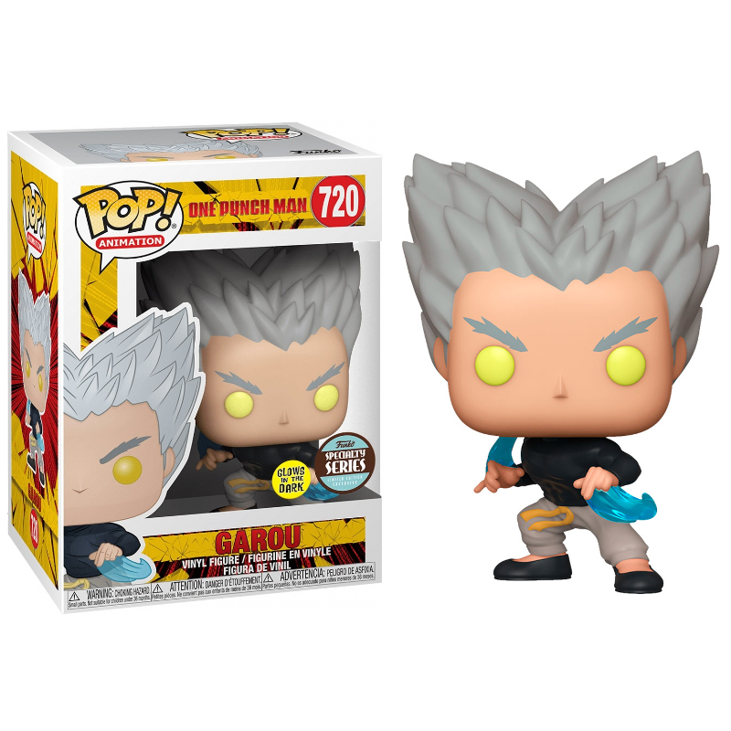 Funko Pop! One Punch Man Garou 720 Exclusivo Glow Original - Moça