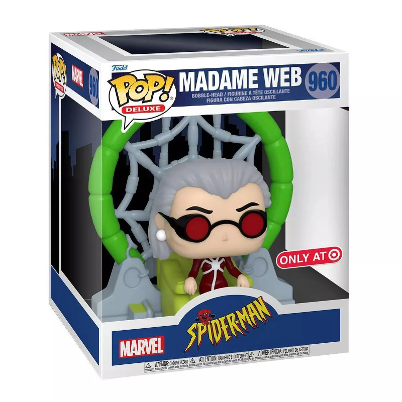 Funko Pop! Deluxe Marvel Spider-Man Madame Web 960 Exclusivo