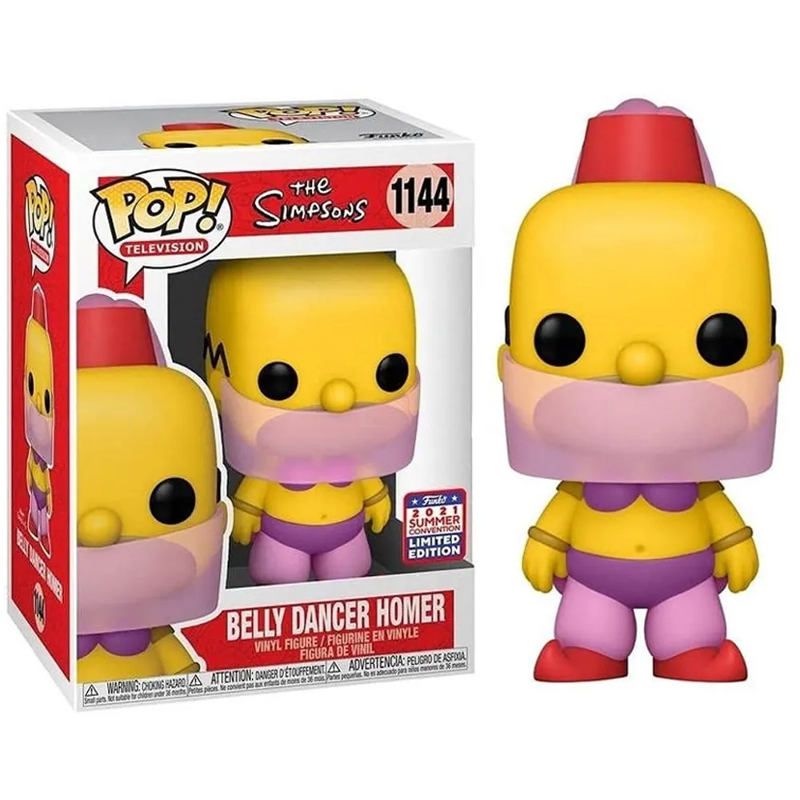 Funko Pop! Television Os Simpsons Belly Dancer Homer 1144 Exclusivo