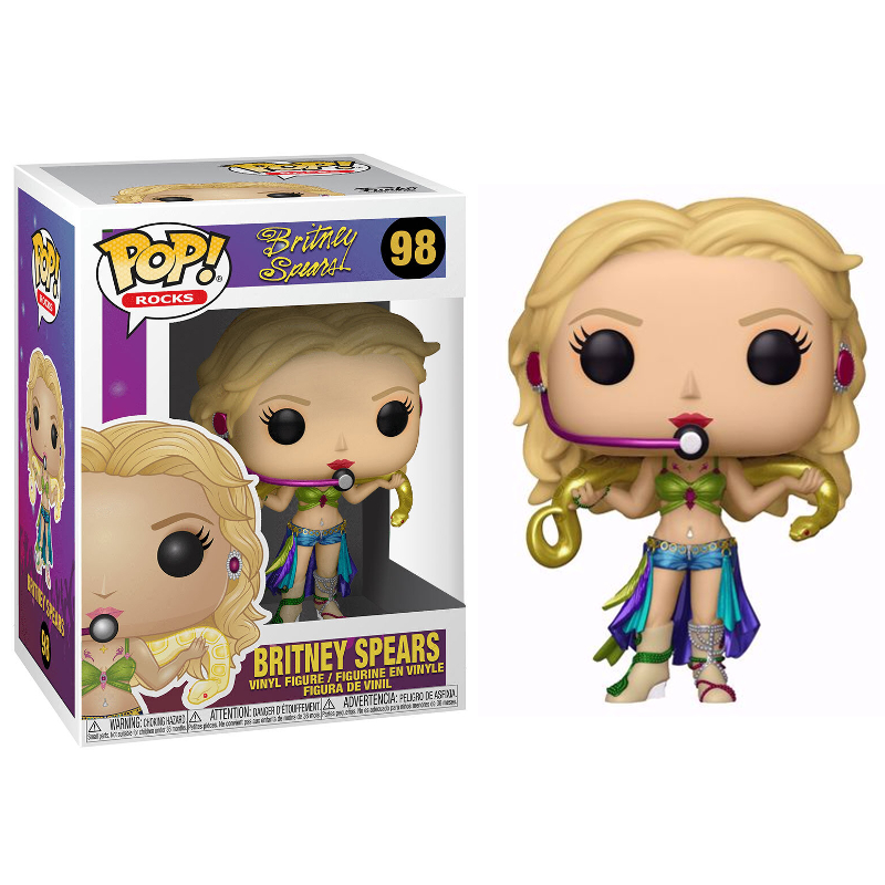 Funko Pop! Rocks Britney Spears 98 Exclusivo Metallic Original
