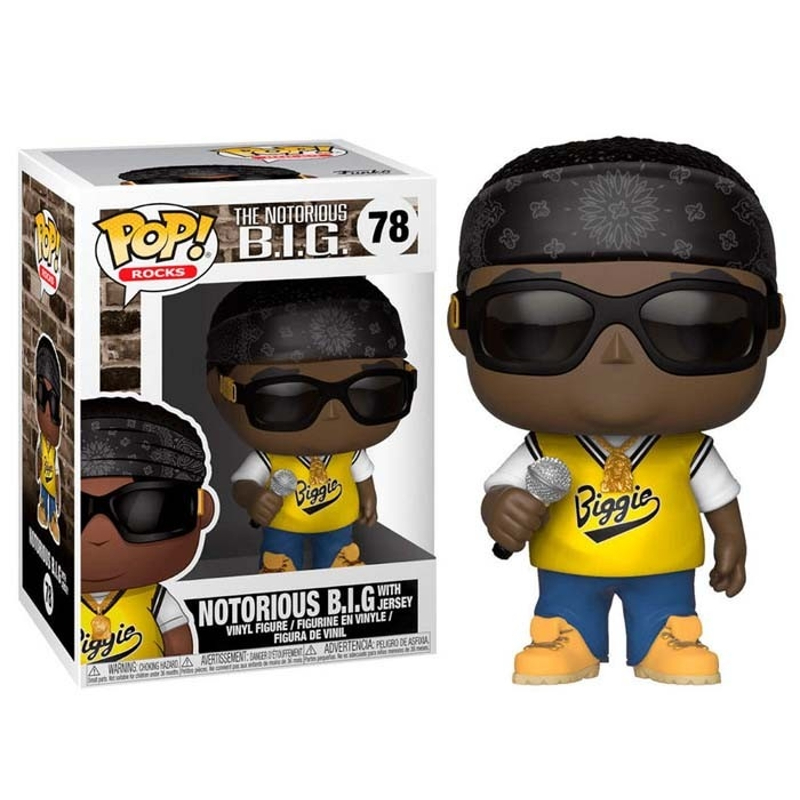 Funko Pop! Rocks The Notorious BIG With Jersey 78 Original