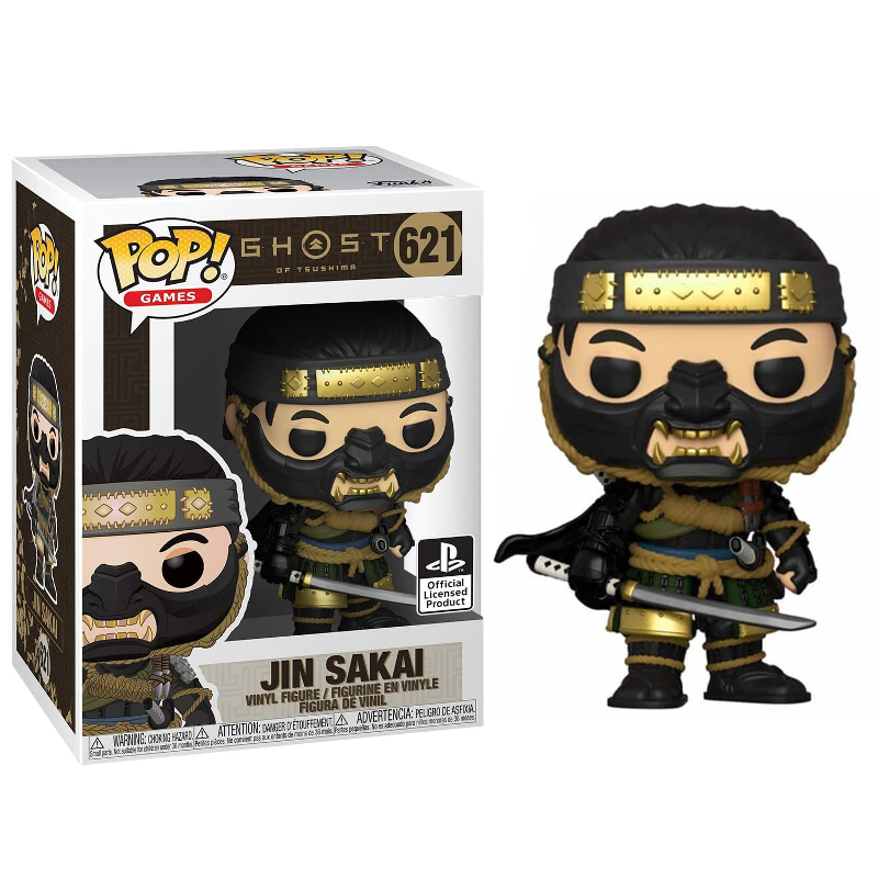 Funko Pop! Games Playstation Jin Sakai 621 Exclusivo Funko Pop! Games Playstation Jin Sakai 621 Exclusivo