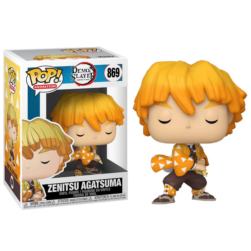 Chaveiro Funko Pocket Pop Demon Slayer Zenitsu Agatsuma - Moça do Pop -  Funko Pop é aqui!