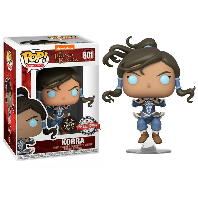 Funko Pop! A Lenda de Korra The Legend Korra 801 Exclusivo Glow