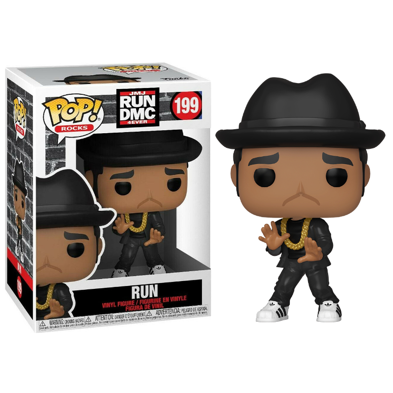 Funko Pop! Rocks Run DMC Run 199 Original Colecionavel - Moça do