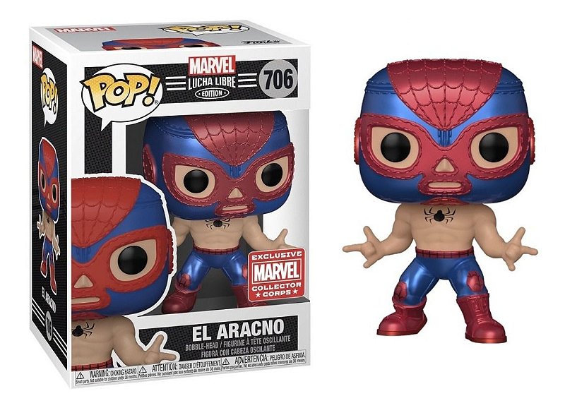Funko Pop! Marvel El Aracno 706 Exclusivo Original Colecionavel