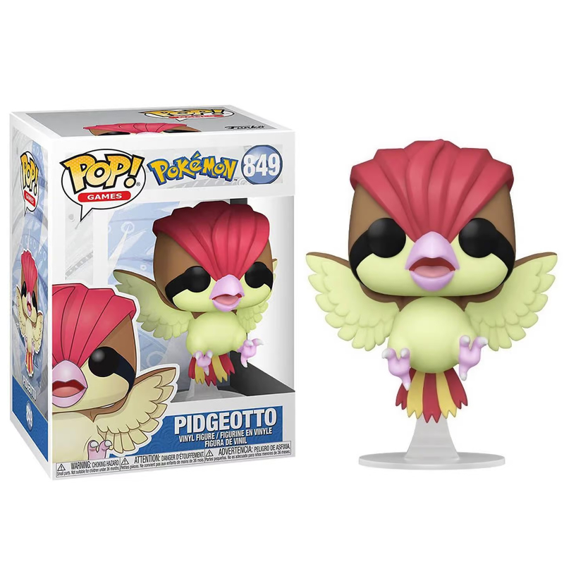 Funko Pop! Games Pokemon Pidgeotto 849 Original Colecionavel