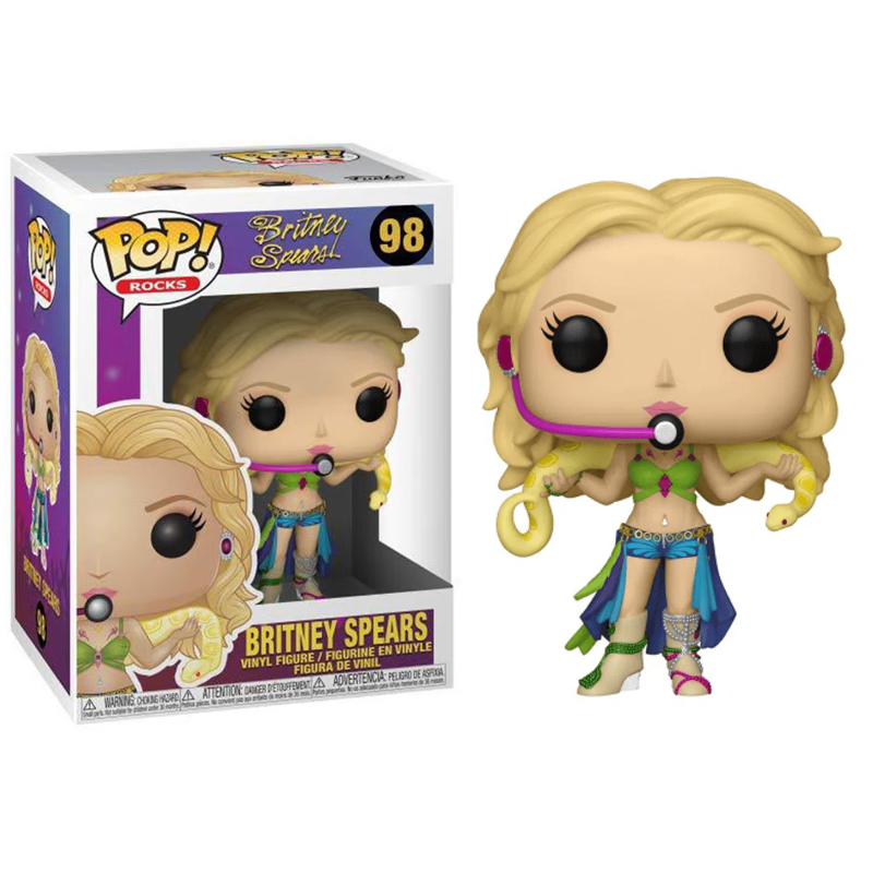 Funko Pop! Rocks Britney Spears 98 Original Colecionavel - Moça do