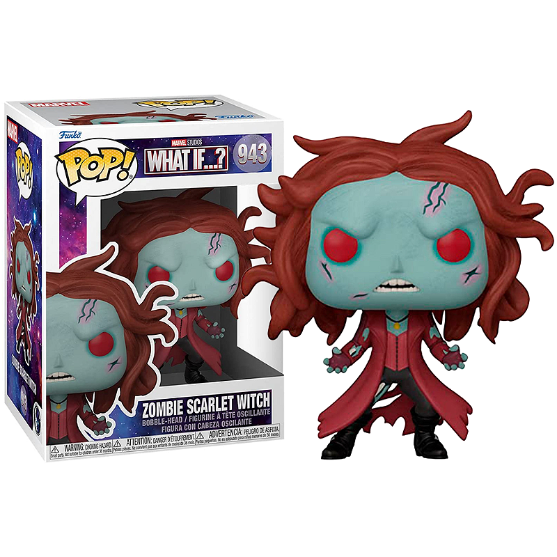 Funko Pop! Marvel What If Zombie Scarlet Witch 943 Original - Moça