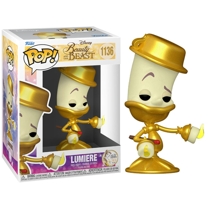 Funko Pop! Disney A Bela e a Fera Lumiere 1136