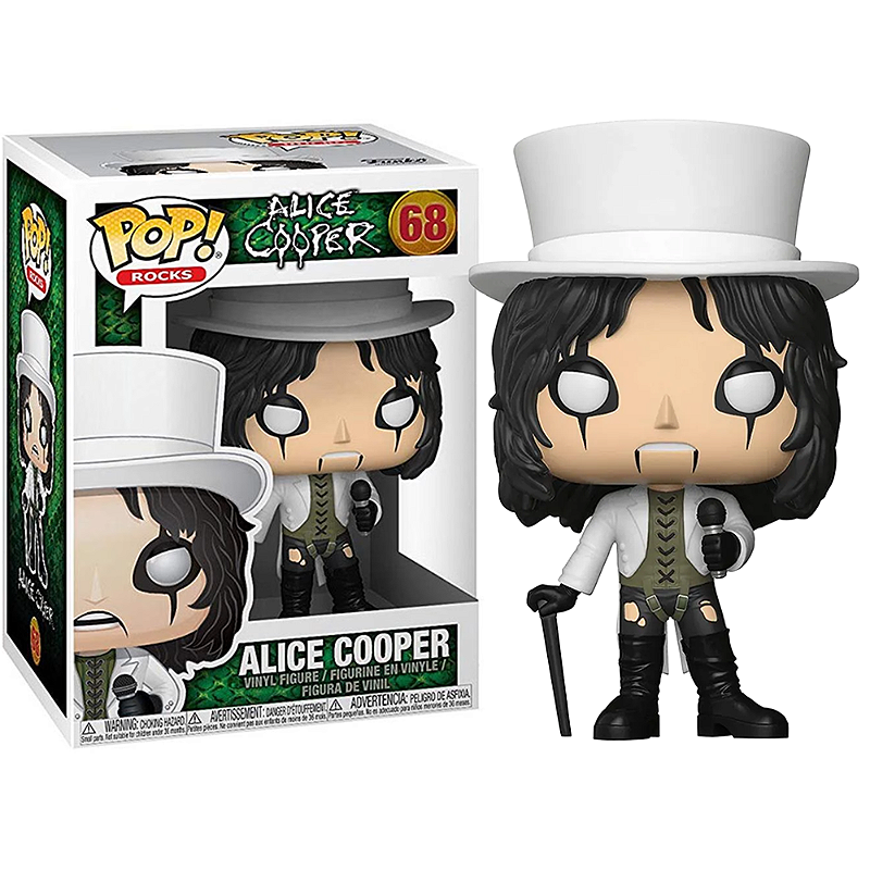 Funko Pop! Rocks Alice Cooper 68 Original Colecionavel - Moça do