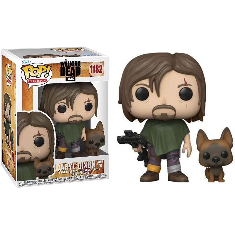 Funko Pop! The Walking Dead Daryl Dixon With Dog 1182 Original