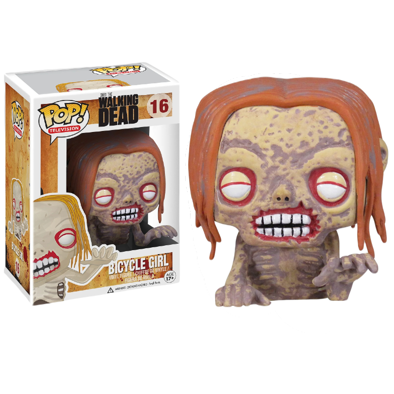 Funko Pop! The Walking Dead Bicycle Girl 16 Original Colecionavel