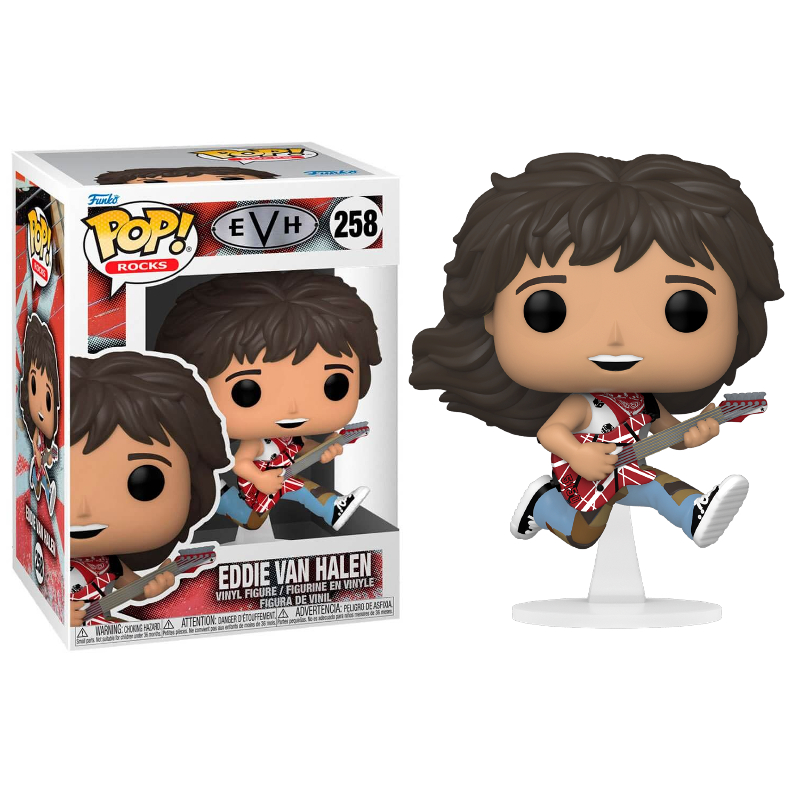 Funko Pop! Rocks Eddie Van Halen 258 Original Colecionavel - Moça