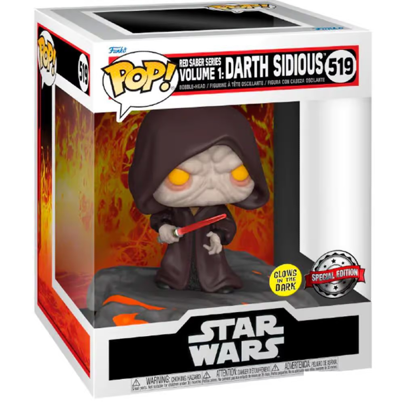 Funko Pop! Star Wars Red Saber Series Volume 1 Darth Sidious 519