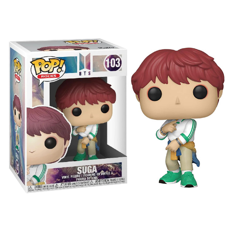 Funko Pop! Rocks BTS Suga 103 Original Colecionavel - Moça do Pop