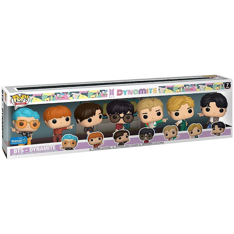 Funko Pop! Rocks BTS Dynamite 7 Pack Exclusivo Original