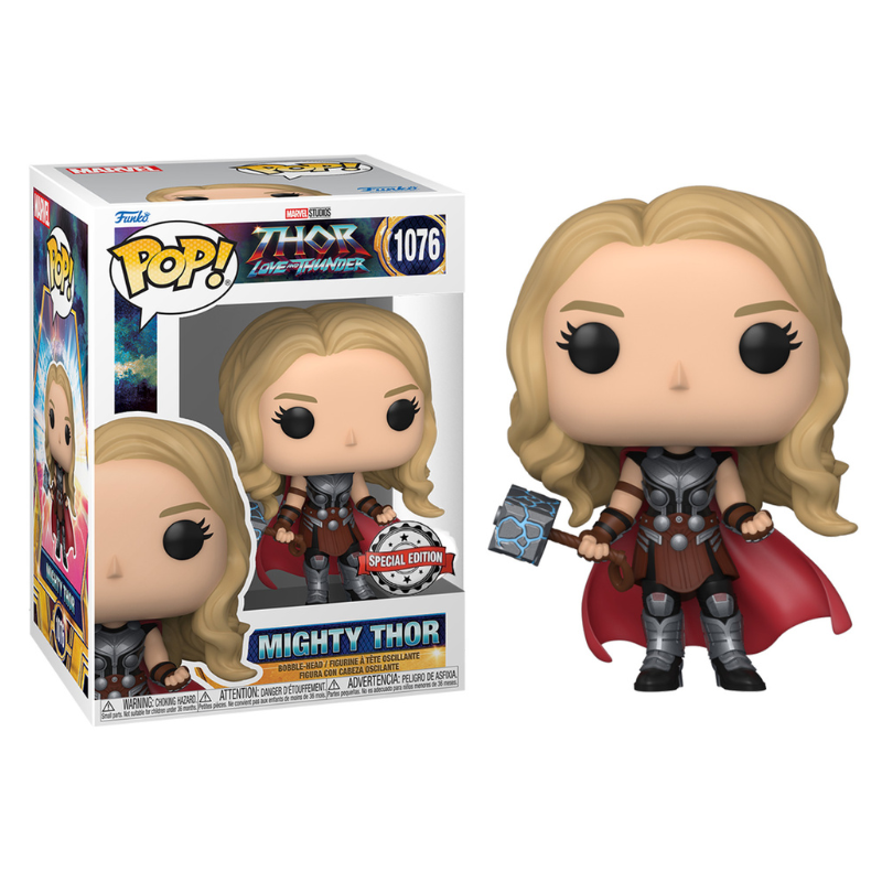 Funko Pop! Marvel Thor Love And Thunder Mighty Thor 1076 Exclusivo