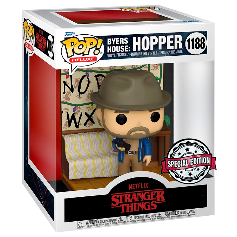 Funko Pop! Deluxe Stranger Things Byers House Hopper 1188 Exclusivo