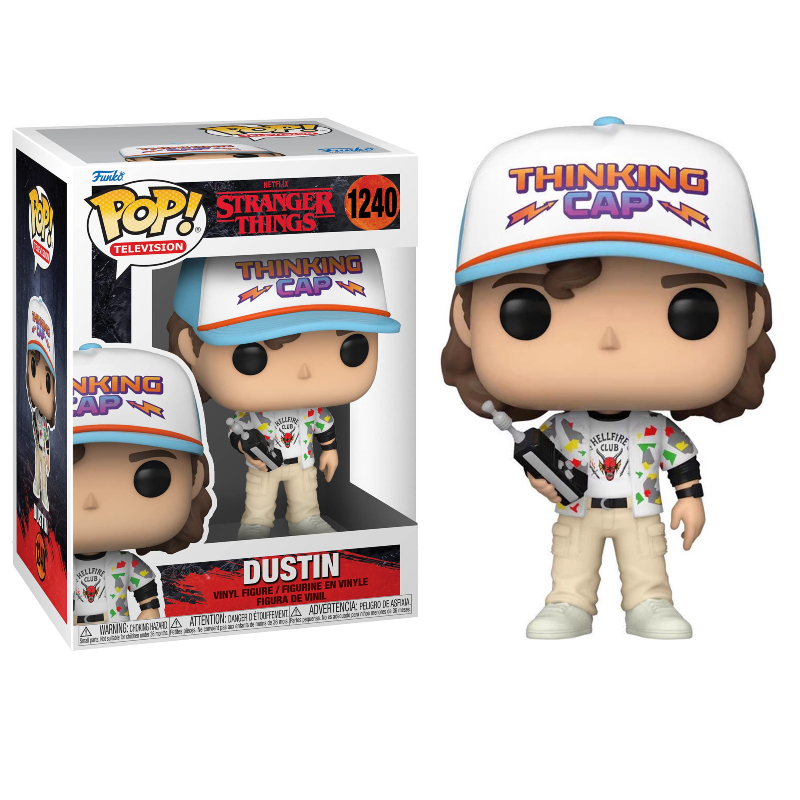 Funko Pop! TV Stranger Things Dustin 1240 Original Colecionavel