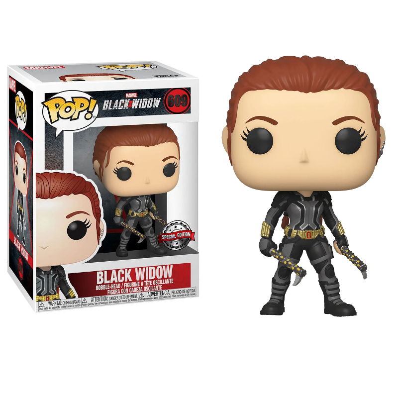 Funko Pop! Marvel Viuva Negra Black Widow 609 Exclusivo - Moça do