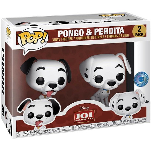 Funko Pop! Disney 101 Dalmatas Pongo & Perdita 2 Pack Exclusivo