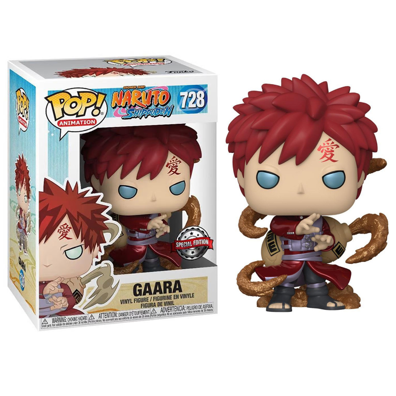 Funko Pop! Animation Naruto Shippuden Gaara 728 Exclusivo Metallic