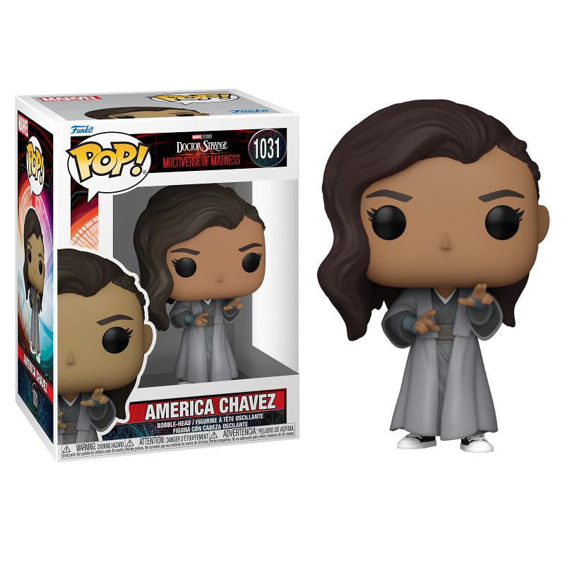 Funko Pop! Marvel America Chavez 1031 Original Colecionavel - Moça