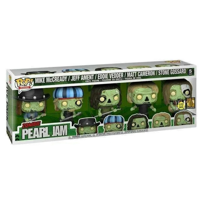 Funko Pop! Rocks Pearl Jam Zombie Exclusive 5 Pack Exclusivo Glow