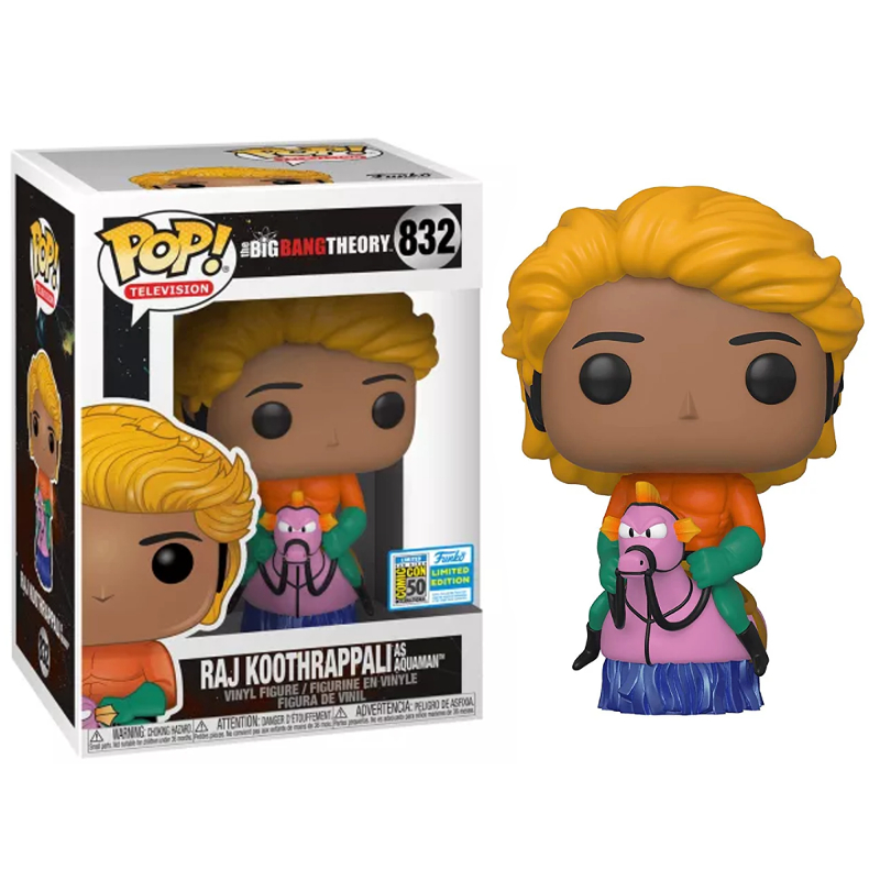 FUNKO POP ビッグフット3種セット Funko Pop! The Big Bang Theory Raj Koothrappali 832 Exclusivo