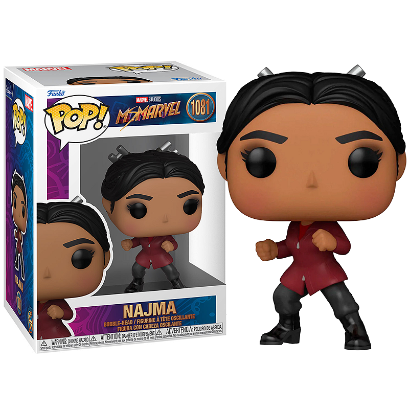 Funko Pop! Marvel MS Marvel Najma 1081 Original Colecionavel