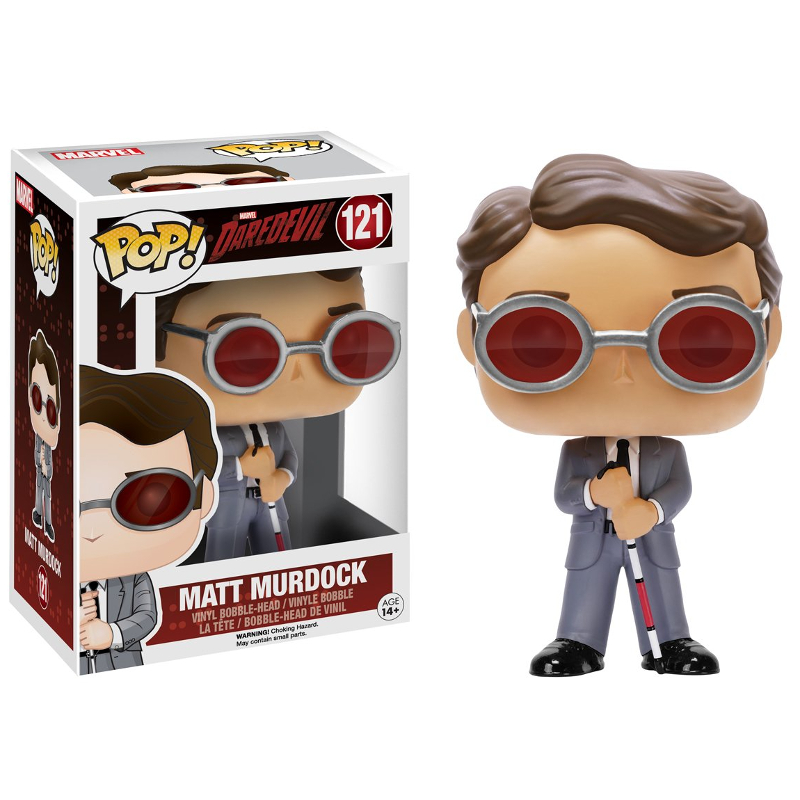 Funko Pop! Marvel Demolidor / Daredevil Matt Murdock 121 - Moça do
