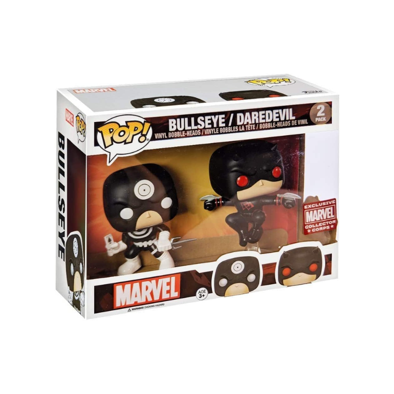 Funko Pop! Marvel Bullseye / Daredevil 2 Pack Exclusivo Original