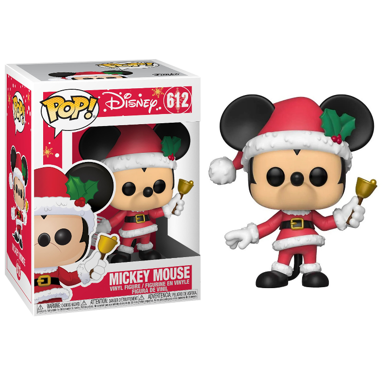 Funko Pop! Disney Mickey Mouse Natal 612 Original Colecionavel