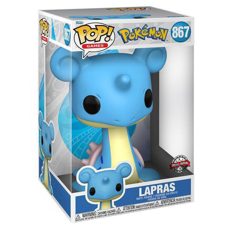 Funko Pop! Games Pokemon Lapras 867 Exclusivo Original