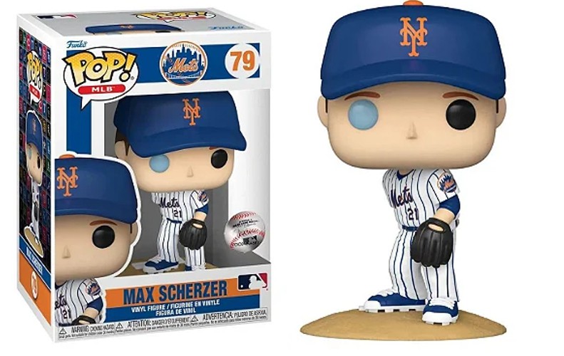 Funko Pop! MLB Baseball Max Scherzer 79 Original Boneco