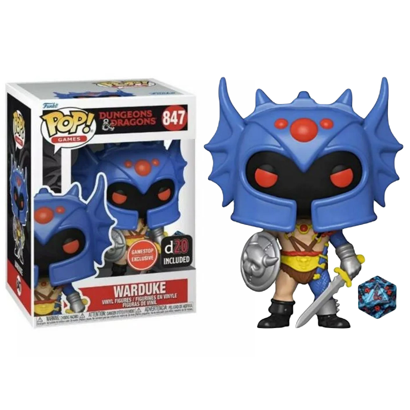 Funko Pop! Games Dungeons & Dragons Warduke 847 Exclusivo