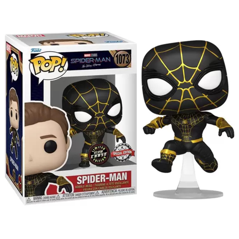 Funko Pop! Marvel No Way Home Spider-Man 1073 Exclusivo Glow Chase