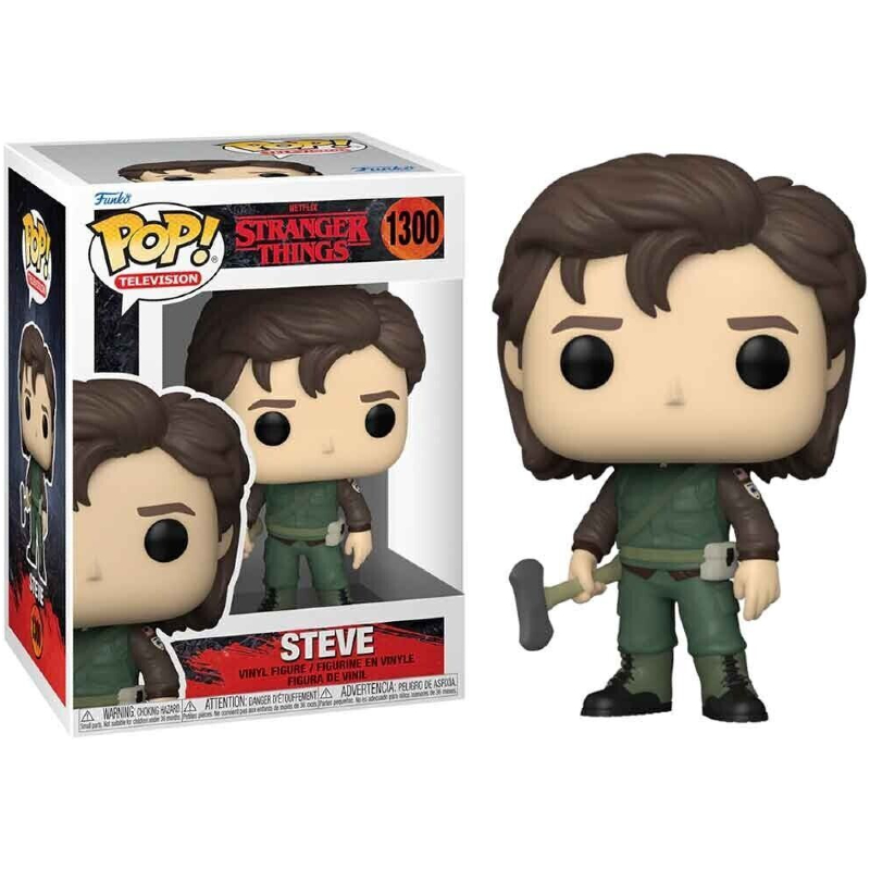 Funko Pop! Stranger Things Steve 1300 Original Colecionavel - Moça