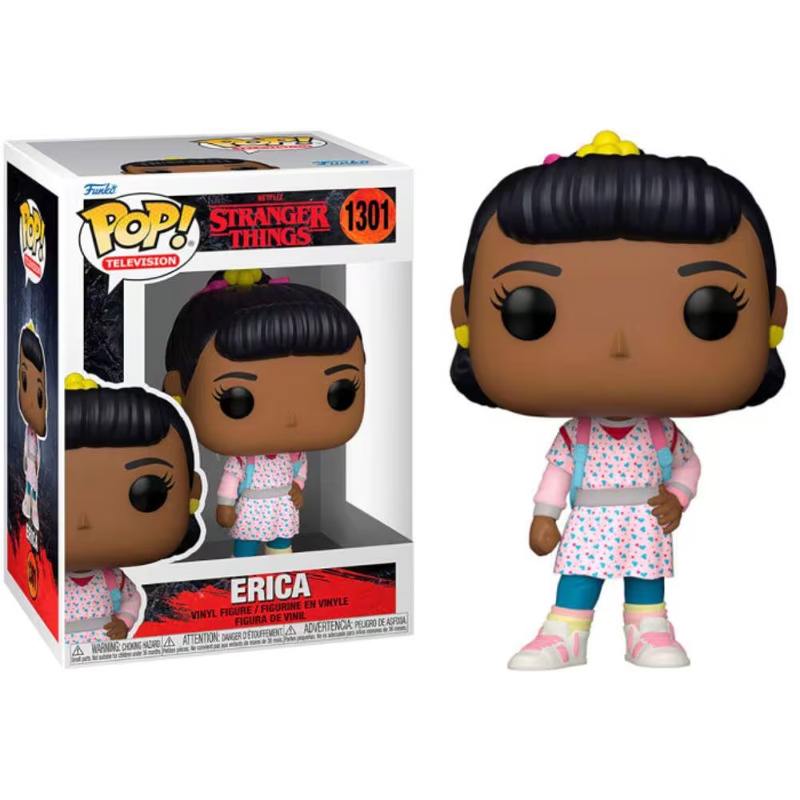 Funko Pop! Stranger Things Erica 1301 Original Colecionavel - Moça