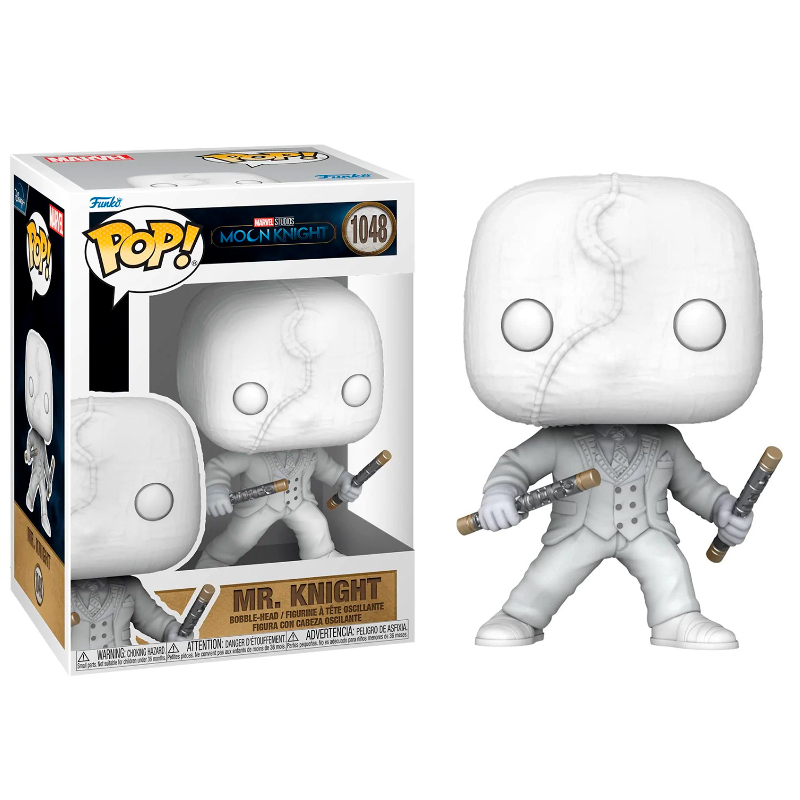 Funko Pop! Moon Knight & Mr. Knight セット Funko Pop! Marvel Moon Mr. Knight 1048 Original Colecionavel