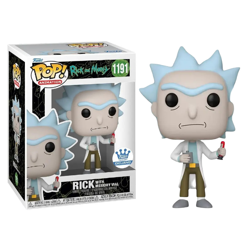 【アメリカ輸入未使用】 Funko pop Rick and Morty 4個 Funko Pop! Animation Rick And Morty Rick 1191 Exclusivo - Moça do