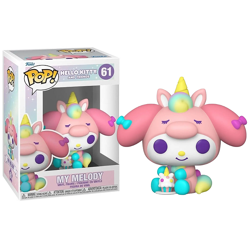 Funko Pop! Sanrio Hello Kitty My Melody 61 Original Colecionavel