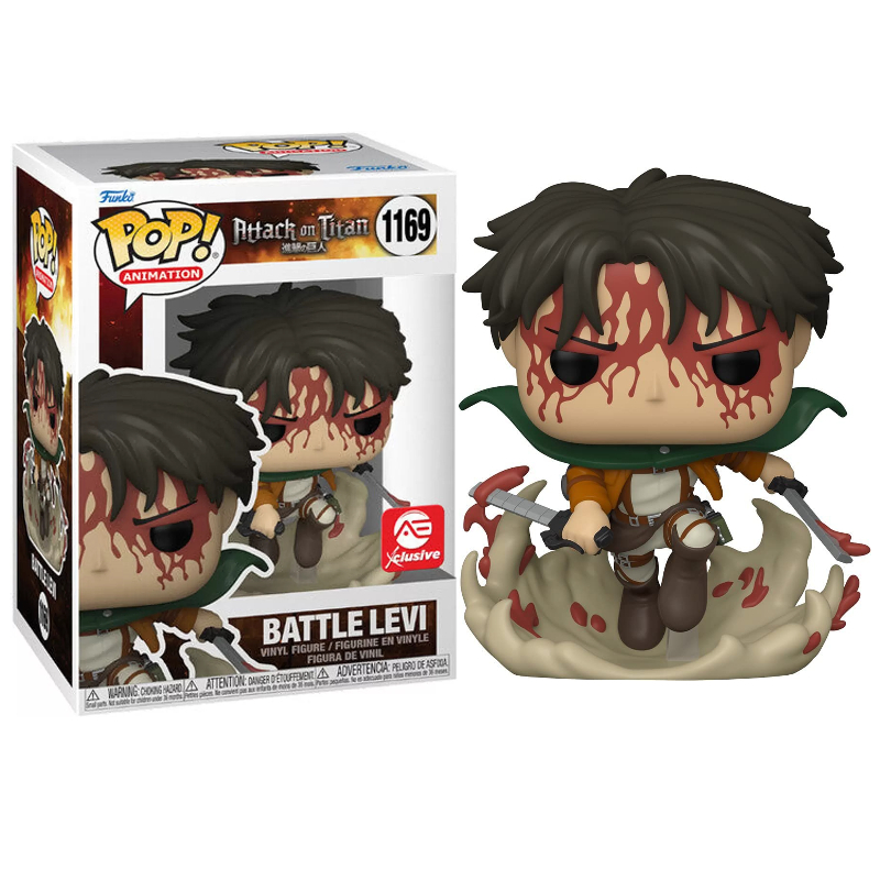 Funko Pop! Animation Attack On Titan Battle Levi 1169 Exclusivo